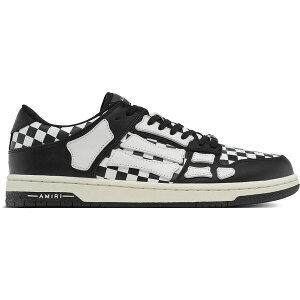 AMIRI �A�~�� �����Y �X�j�[�J�[ �yAMIRI Skel Top Low Checkered Black White�z �T�C�Y EU_43(28.0cm) Black/White