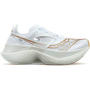 Saucony �T�b�J�j�[ �����Y �X�j�[�J�[ �ySaucony Endorphin Elite White Gold�z �T�C�Y US_7(25.0cm) White/Gold