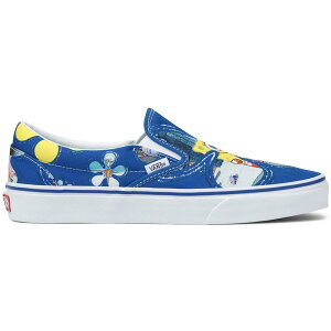 Vans �o���Y �����Y �X�j�[�J�[ �yVans Classic Slip-On SpongeBob SquarePants Aloha�z �T�C�Y US_5(23.0cm) Blue/Multi-Color