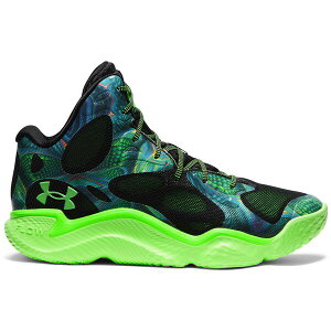 Under Armour A_[A[}[ Y Xj[J[ yUnder Armour Curry Spawn FloTro Extraterrestrialz TCY US_9.5(27.5cm) Hyper Green/Black