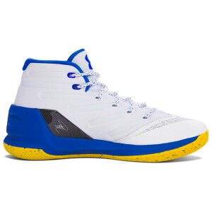 Under Armour A_[A[}[ Y Xj[J[ yUA Curry 3 Dub Nation Homez TCY US_9(27.0cm) White/Ultra Blue
