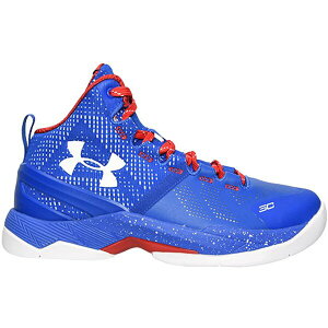 Under Armour A_[A[}[ Y Xj[J[ yUA Curry 2 Providence Roadz TCY US_8.5(26.5cm) Royal/Red-White