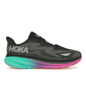 Hoka One One �z�J�I�l�I�l �����Y �X�j�[�J�[ �yHoka One One Clifton 9 Gore-Tex Black Electric Aqua�z �T�C�Y US_12(30.0cm) Black/Electric Aqua
