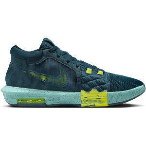 Nike �i�C�L �����Y �X�j�[�J�[ �yNike LeBron Witness 8 Armory Navy Green Frost�z �T�C�Y US_12.5(30.5cm) Armory Navy/Green Frost/Bicoastal/Cyber