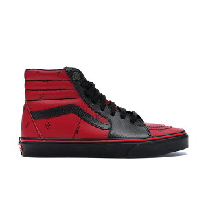 Vans �o���Y �����Y �X�j�[�J�[ �yVans Sk8-Hi Marvel Deadpool�z �T�C�Y US_M_4.5 Red/Black