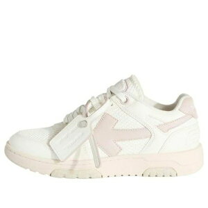 Off-White �I�t�z���C�g ���f�B�[�X �X�j�[�J�[ �y(WMNS) Off-White Slim Out Of Office Leather Sneakers 'White Pink' OWIA276S24LEA0010136�z �T�C�Y US_6.5(23.5cm)
