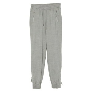 �G���}���m �V�F�����B�[�m ���f�B�[�X �J�W���A���p���c �{�g���X M䩘Rlange-effect trousers Grey