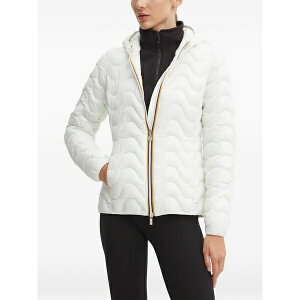�P�C�E�F�C ���f�B�[�X �W���P�b�g���u���]�� �A�E�^�[ Wave-pattern hooded jacket White