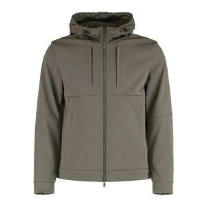 �|�[���A���h�V���[�N �����Y �W���P�b�g���u���]�� �A�E�^�[ Adjustable hood techno fabric jacket Grey
