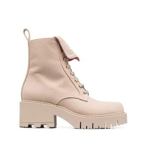 �V�A���t�F���[�j ���f�B�[�X �u�[�c �V���[�Y Eyelike-embroidered denim boots Neutrals