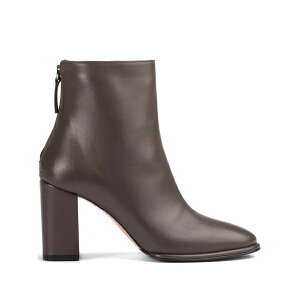 �� �V�� ���f�B�[�X �u�[�c �V���[�Y Elsa 90mm leather ankle boots Brown