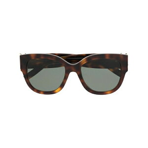 �T�����[���� �A�C�E�F�A ���f�B�[�X �T���O���X���A�C�E�F�A �A�N�Z�T���[ Tortoiseshell-effect tinted sunglasses Brown