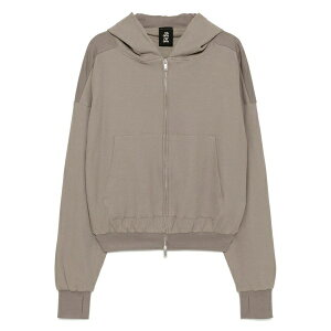 �g���E�N���� �����Y �p�[�J�[�E�X�E�F�b�g�V���c �A�E�^�[ Waffle-effect hoodie Grey