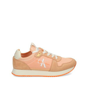 �J���o���N���C�� ���f�B�[�X �X�j�[�J�[ �V���[�Y Runner panelled sneakers Orange