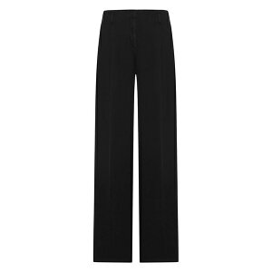 �S�[���f���O�[�X ���f�B�[�X �f�j���p���c �{�g���X Wide leg denim Black