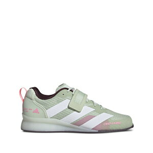 �A�f�B�_�X �����Y �X�j�[�J�[ �V���[�Y Adipower weightlifting iii linen green sneakers Green