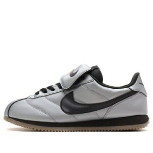 Nike iCL Y Xj[J[ yNike Cortez Leather SE 'Metallic Cool Grey Black' HQ3490-099z TCY US_12(30.0cm)