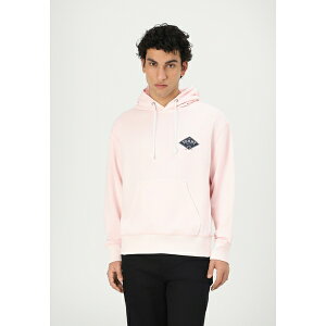 g~[qtBK[ Y T_ V[Y VARSITY GRAPHICS HOODIE - Sweatshirt - precious pink