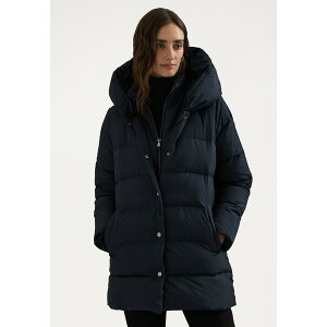t[ fB[X R[g AE^[ HOODED DOWN COAT - Down coat - navy