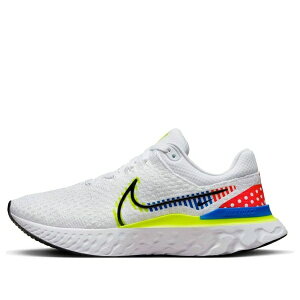 Nike �i�C�L �����Y �X�j�[�J�[ �yNike React Infinity Run Flyknit 3 Premium 'White Racer Blue Volt' DX1629-100�z �T�C�Y US_8(26.0cm)