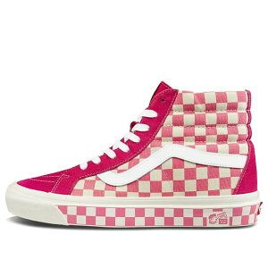 Vans �o���Y �����Y �X�j�[�J�[ �yVans Style 38 Checkerboard Pink/White VN0A38GF2U9�z �T�C�Y US_M_4.5