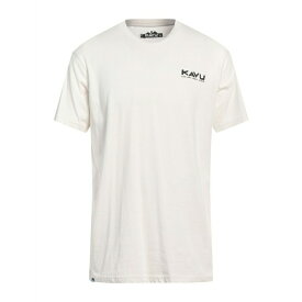 【送料無料】 カブー メンズ Tシャツ トップス T-shirts Ivory