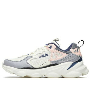 FILA �t�B�� ���f�B�[�X �X�j�[�J�[ �y(WMNS) FILA Skipper Sneakers 'Grey Pink White' F12W021108FSA�z �T�C�Y US_5(22.0cm)