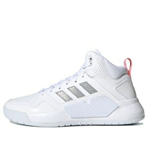 adidas �A�f�B�_�X ���f�B�[�X �X�j�[�J�[ �y(WMNS) adidas neo Play9tis 2.0 White/Silver/Pink FZ1043�z �T�C�Y US_6(23.0cm)