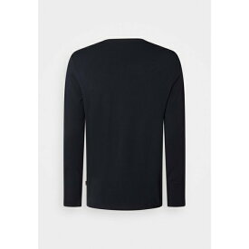 ボス メンズ Tシャツ トップス TCHARK - Long sleeved top - dark blue