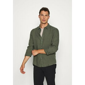 ピア ワン メンズ シャツ トップス Shirt - olive