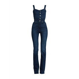 ゲス レディース デニムパンツ ボトムス Overalls Blue