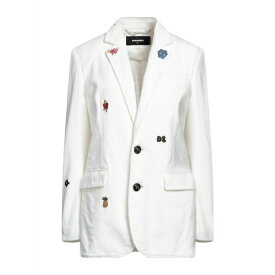 ディースクエアード レディース ジャケット＆ブルゾン アウター Suit jackets White