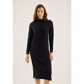 アンナ フィールド レディース ワンピース トップス Jumper dress - dark blue/gold