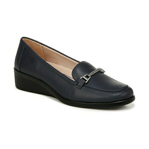 CtXgCh fB[X Xb|E[t@[ V[Y Jovial Bit Wedge Loafers Navy Faux Leather
