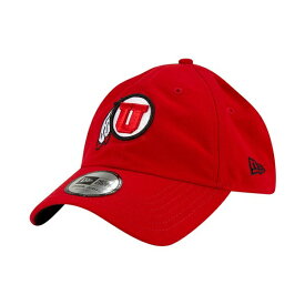 ニューエラ メンズ 帽子 アクセサリー Men's Red Utah Utes Campus Casual Classic Adjustable Hat Red