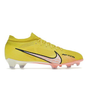 Nike �i�C�L �����Y �X�j�[�J�[ �yNike Zoom Mercurial Vapor 15 Pro FG Lucent Pack�z �T�C�Y US_8(26.0cm) Yellow Strike/Doll/Coconut Milk/Sunset Glow