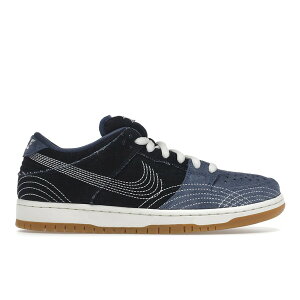 Nike �i�C�L �����Y �X�j�[�J�[ �yNike SB Dunk Low Denim Sashiko�z �T�C�Y US_10(28.0cm) Mystic Navy/Mystic Navy-Gum Light Brown-Sail