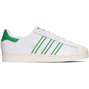 adidas AfB_X Y Xj[J[ yadidas Superstar Team Colors White Greenz TCY US_8.5(26.5cm) Cloud White/Off White/Green