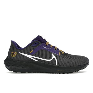 Nike �i�C�L �����Y �X�j�[�J�[ �yNike Pegasus 40 Baltimore Ravens�z �T�C�Y US_12.5(30.5cm) Anthracite/New Orchid/Ochre/White