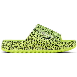 Nike �i�C�L �����Y �X�j�[�J�[ �yNike Calm Slide Electric Pack Olympic Safari Volt�z �T�C�Y US_12(30.0cm) Volt/Dark Obsidian-Volt