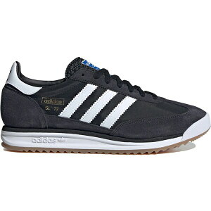 adidas �A�f�B�_�X �����Y �X�j�[�J�[ Core Black/Cloud White/Blue �yadidas SL 72 RS Black White�z �T�C�Y US_M_4.5