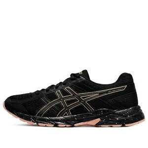 ASICS �A�V�b�N�X ���f�B�[�X �X�j�[�J�[ �y(WMNS) ASICS Gel-Contend 4 'Black Gold Pink' T8D9Q-011�z �T�C�Y US_6.5(23.5cm)