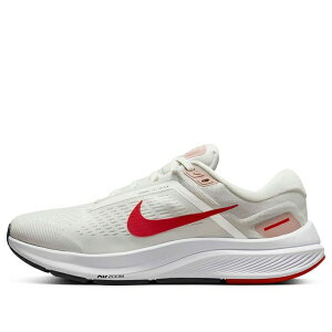 Nike �i�C�L ���f�B�[�X �X�j�[�J�[ �y(WMNS) Nike Air Zoom Structure 24 Low 'White Red' DA8570-104�z �T�C�Y US_W_10