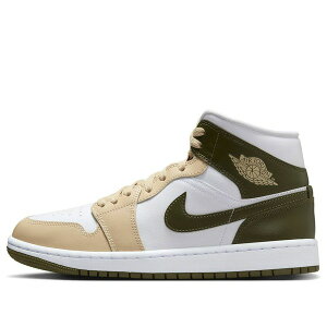 Jordan �W���[�_�� ���f�B�[�X �X�j�[�J�[ �y(WMNS) Air Jordan 1 Mid 'Military Drab' BQ6472-120�z �T�C�Y US_6.5(23.5cm)