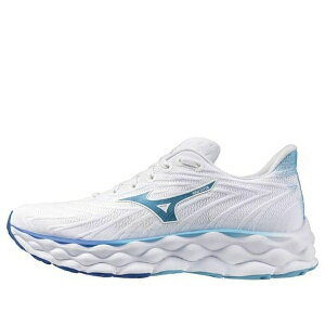 Mizuno �~�Y�m ���f�B�[�X �X�j�[�J�[ �y(WMNS) Mizuno Wave Sky 8 4E 'White Blue' J1GD241221�z �T�C�Y US_9(26.0cm)