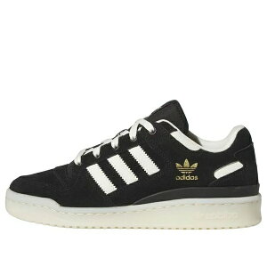 adidas �A�f�B�_�X ���f�B�[�X �X�j�[�J�[ �y(WMNS) adidas Forum Low CL 'Core Black Ivory' IH0209�z �T�C�Y US_7.5(24.5cm)