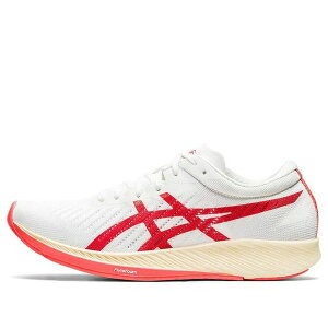 ASICS �A�V�b�N�X ���f�B�[�X �X�j�[�J�[ �y(WMNS) ASICS Metaracer 'White Sunrise Red' 1012A580-100�z �T�C�Y US_7.5(24.5cm)