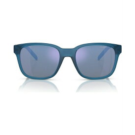 アーネット メンズ サングラス・アイウェア アクセサリー Men's Polarized Sunglasses, Surry H Matte Transparent Blue