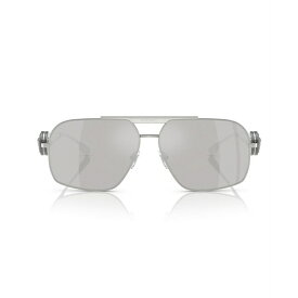 ヴェルサーチ メンズ サングラス・アイウェア アクセサリー Men's Sunglasses, Ve2269 Silver