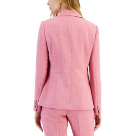 ティー・タハリ レディース ジャケット＆ブルゾン アウター Women's Single-Button Notched-Collar Blazer Bombay Pink